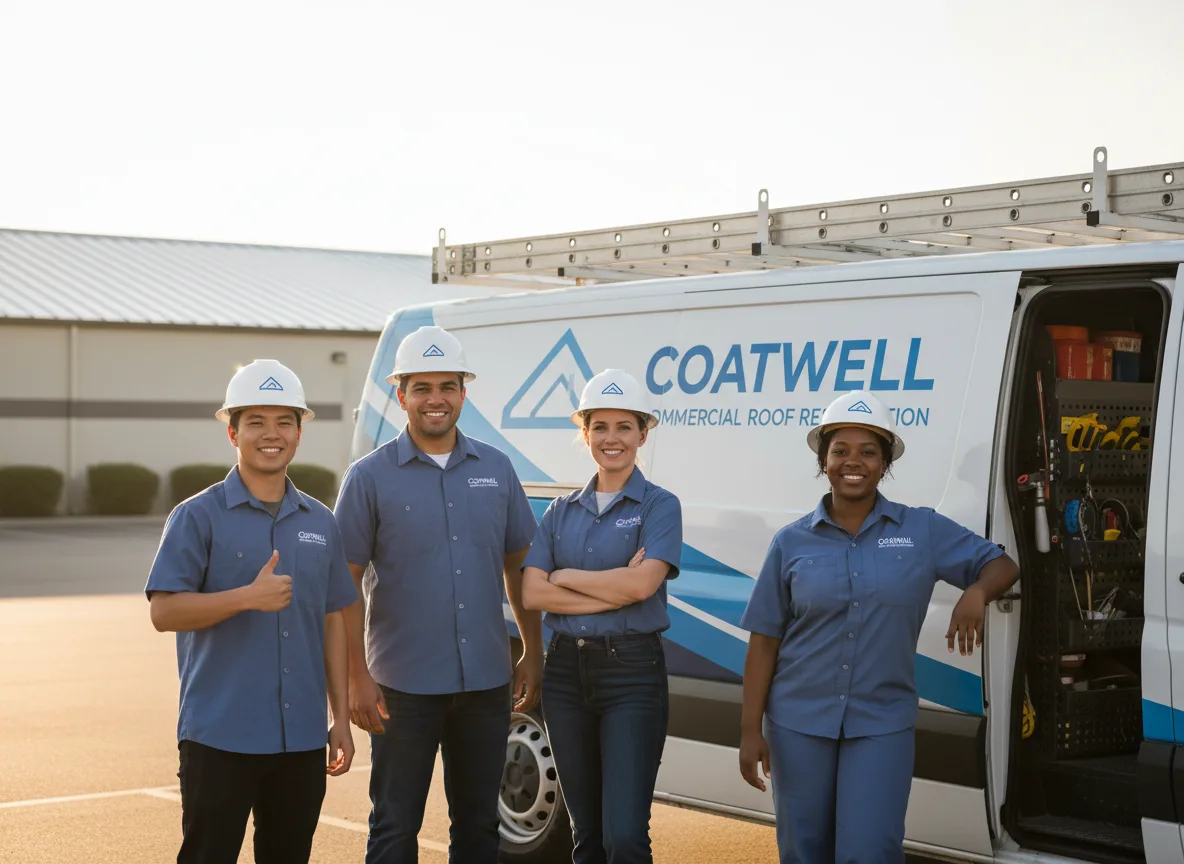 Commercial roof coating company in Crowder, MS
